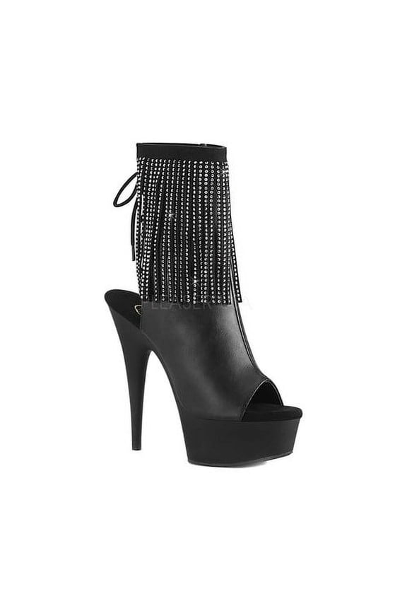 Women's Pleaser Delight 1018RSF Open Toe Bootie
