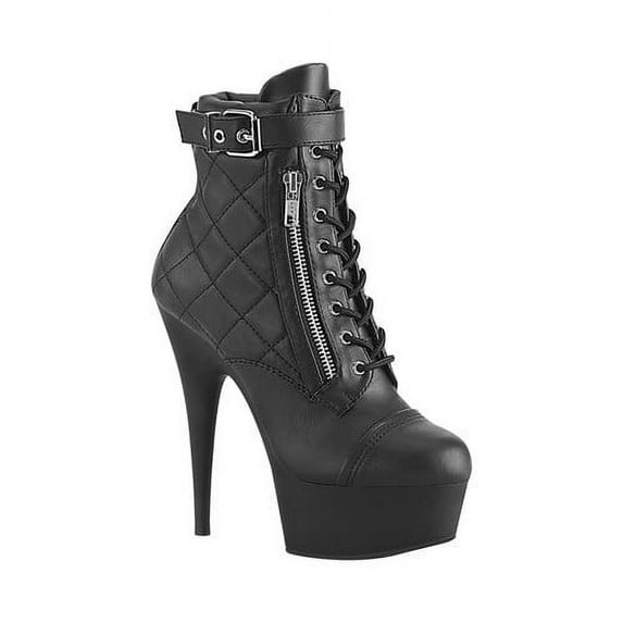 Women's Pleaser Delight 600-05 Quilted Ankle Bootie