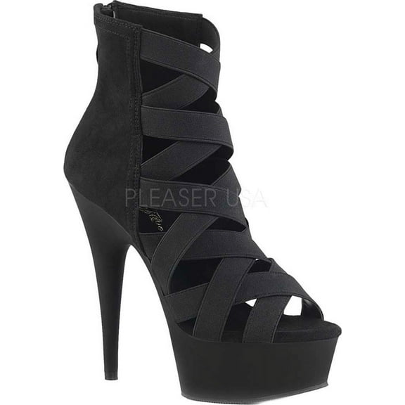 Women's Pleaser Delight 600-24 Open Toe Bootie