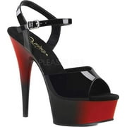 Womens Pleaser Delight 609BR Ankle Strap Sandal