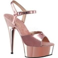 thumbnail image 1 of delight-609, 6'' patent stiletto heel ankle strap sandal, 1 of 4