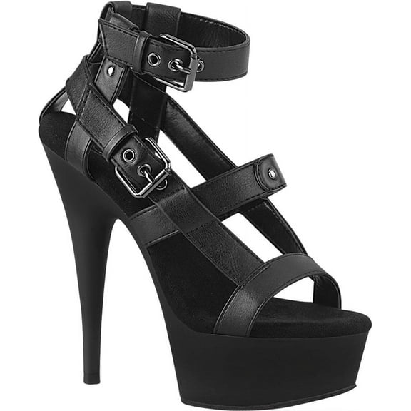 Women's Pleaser Delight 637 Heeled Strappy Sandal