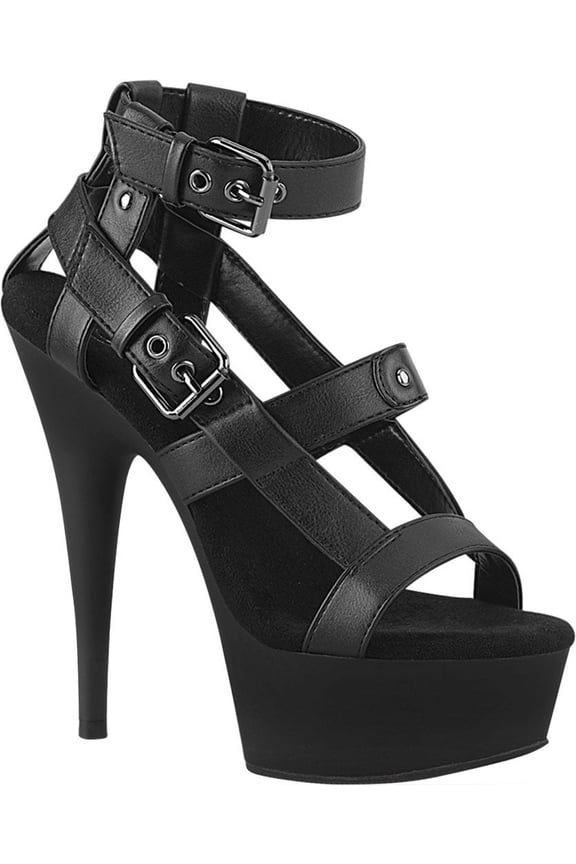 Women's Pleaser Delight 637 Heeled Strappy Sandal