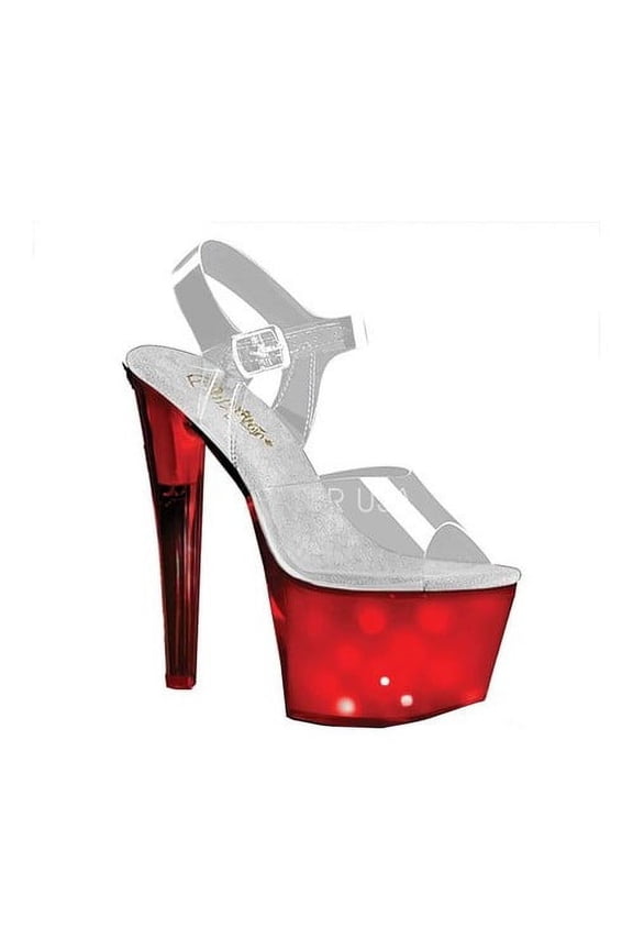 Women's Pleaser Discolite 708 Ankle Strap Sandal