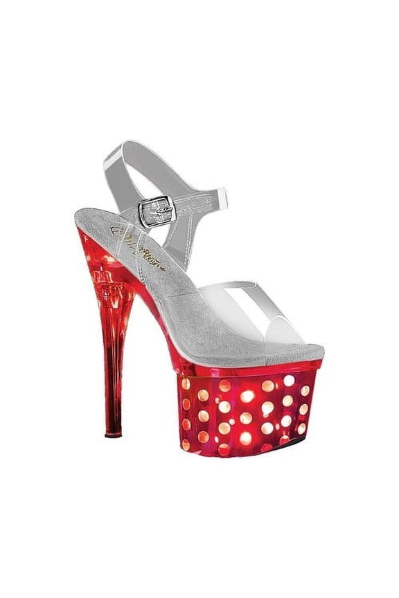 Women's Pleaser Discolite 708 Ankle Strap Sandal