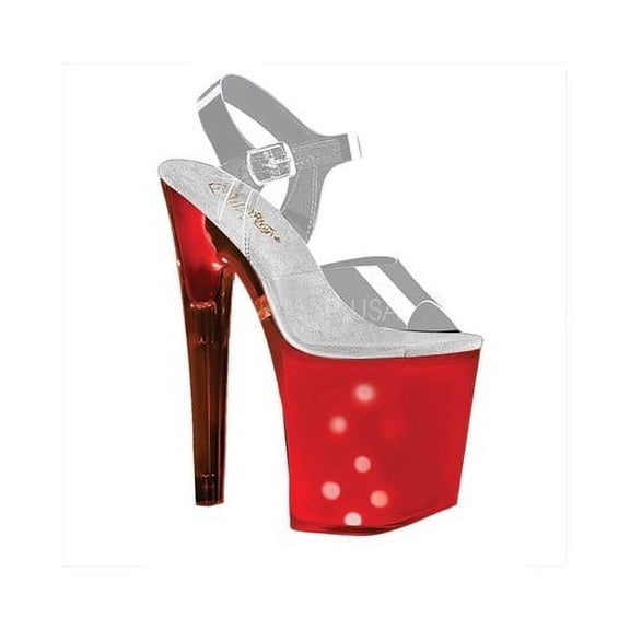 Women's Pleaser Discolite 808 Ankle Strap Sandal