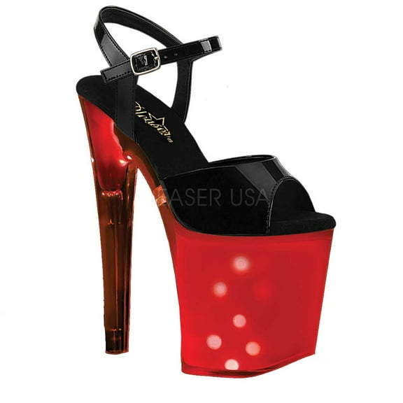 Women's Pleaser Discolite 809 Ankle Strap Sandal