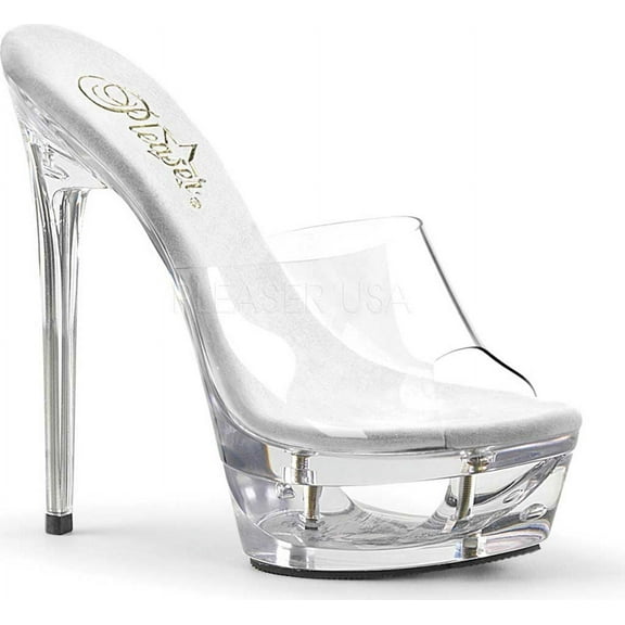 Women's Pleaser Eclipse 601 Platform Stiletto Slide
