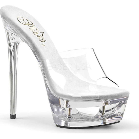 Women's Pleaser Eclipse 601 Platform Stiletto Slide