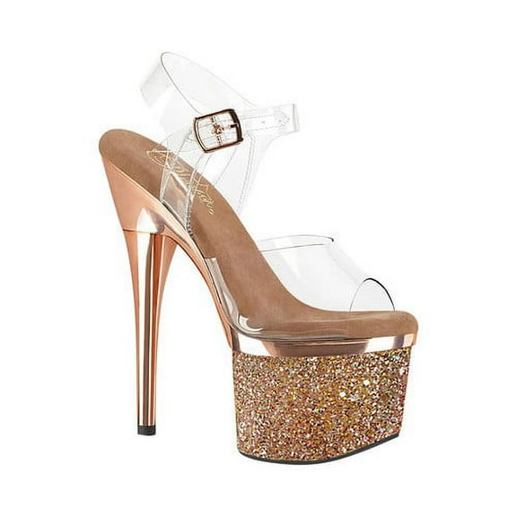 Women's Pleaser Esteem 708CHLG Quarter Strap Platform Sandal