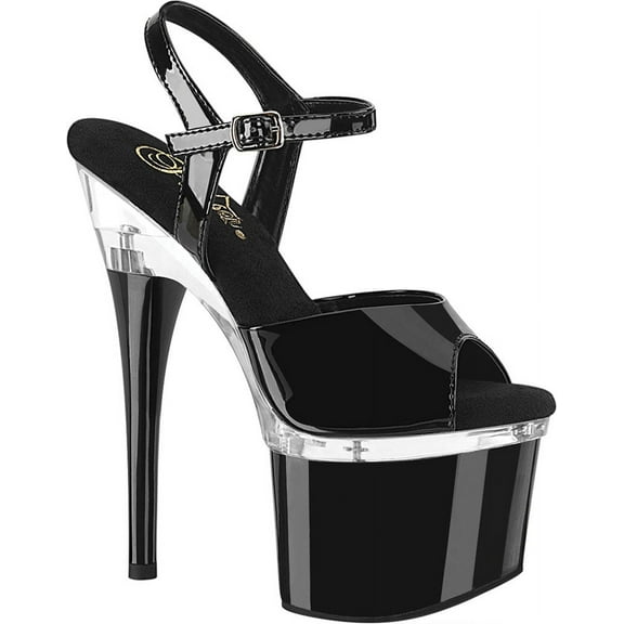 Women's Pleaser Esteem 709 Quarter Strap Platform Sandal