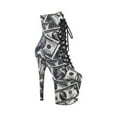 thumbnail image 1 of Women's Pleaser Flamingo 1020DP Heeled Ankle Bootie, 1 of 2