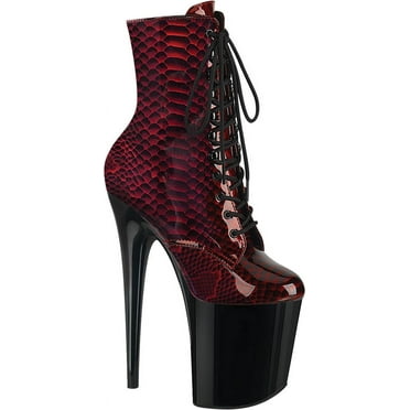 Women's Pleaser Flamingo 1020SP Platform Mid Calf Boot