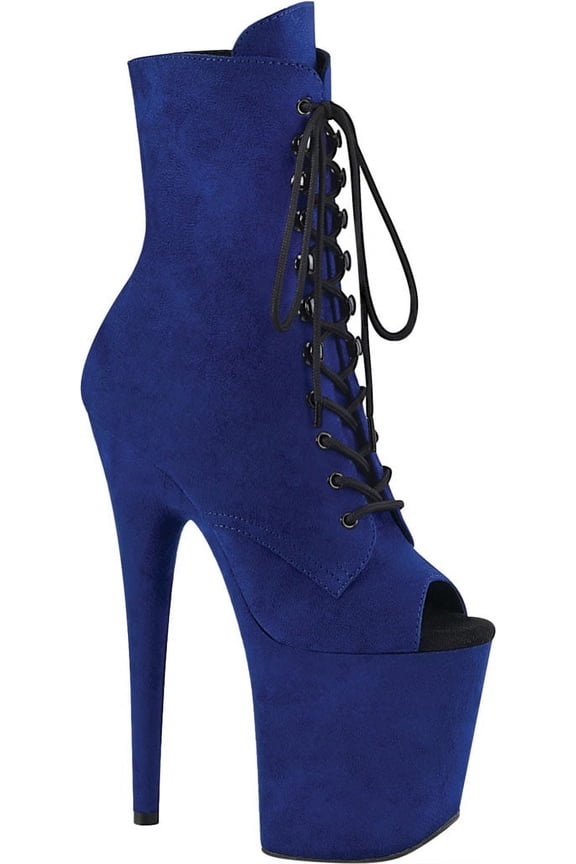 Women's Pleaser Flamingo 1021FS Heeled Open Toe Bootie