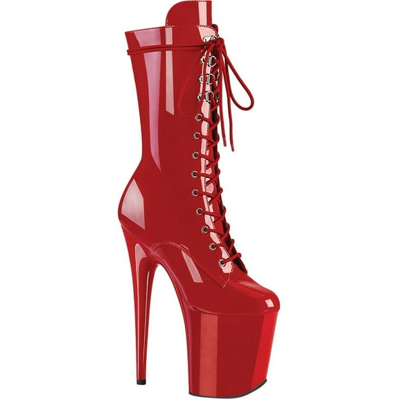 Women's Pleaser Flamingo 1050 Platform Mid Calf Boot