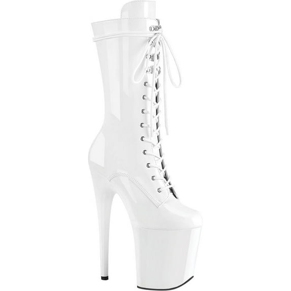 Women's Pleaser Flamingo 1050 Platform Mid Calf Boot