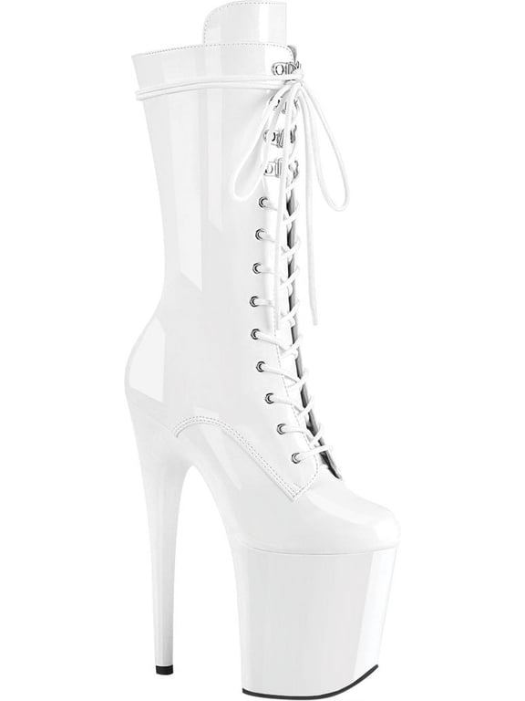 Women's Pleaser Flamingo 1050 Platform Mid Calf Boot