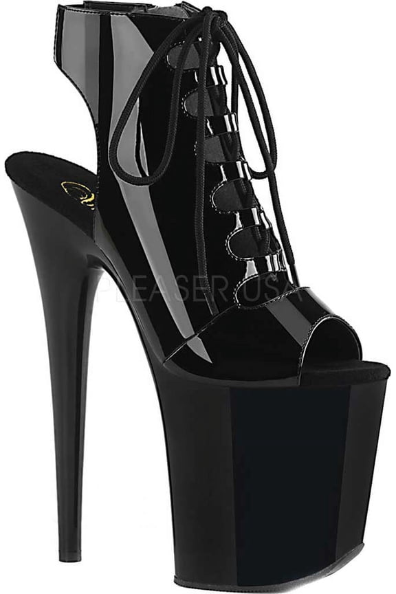 Women's Pleaser Flamingo 800 20 Open Toe Bootie