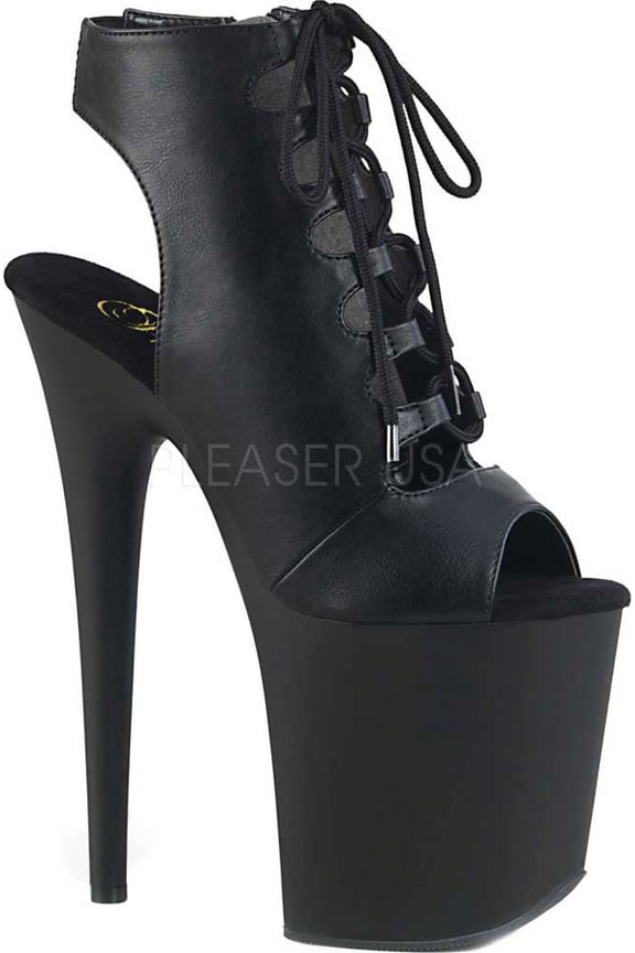 Women's Pleaser Flamingo 800 20 Open Toe Bootie