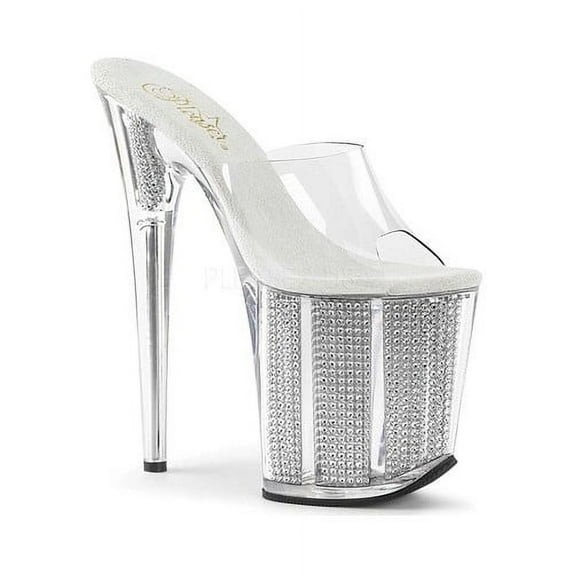 Women's Pleaser Flamingo-801SRS Rhinestone Slide