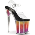 thumbnail image 1 of Women's Pleaser Flamingo-808 Rhinestone Ankle Strap Sandal, 1 of 3