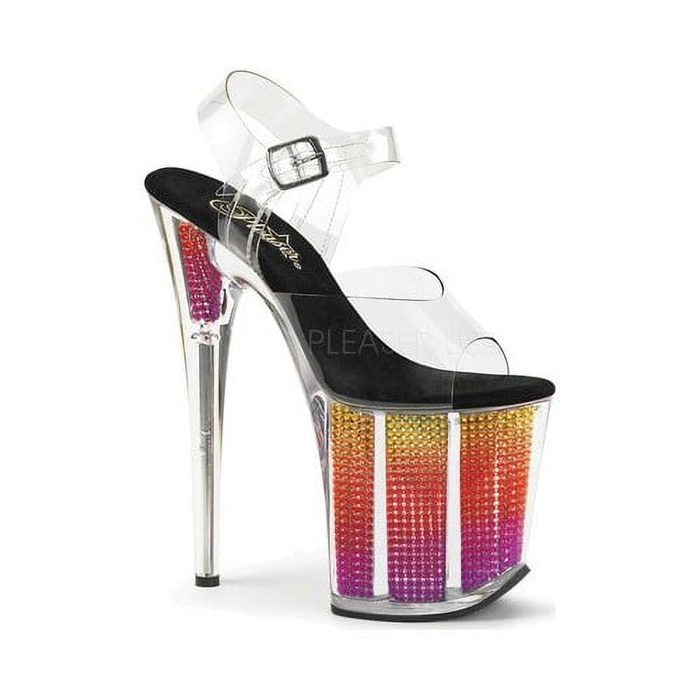 Women's Pleaser Flamingo-808 Rhinestone Ankle Strap Sandal Women's Pleaser Flamingo-808 Rhinestone Ankle Strap Sandal