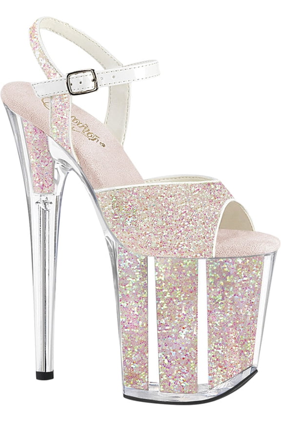 Women's Pleaser Flamingo 810UVG Quarter Strap Platform Sandal