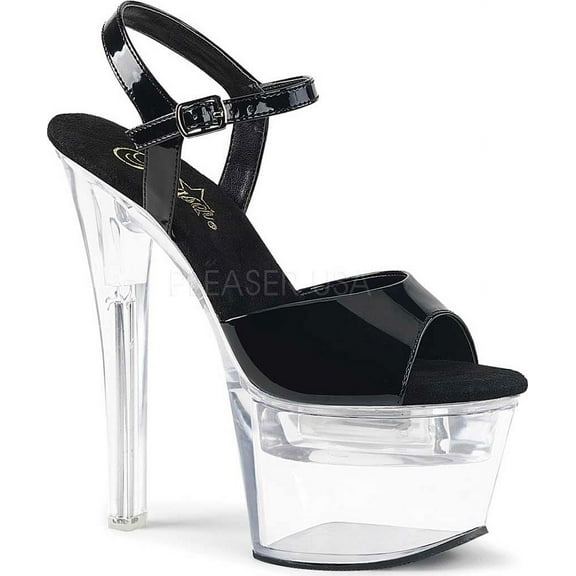 Women's Pleaser Flashdance 709 Ankle-Strap Sandal