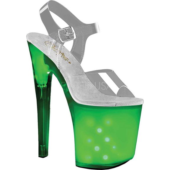 Women's Pleaser Illuminator 808 Ankle Strap Sandal