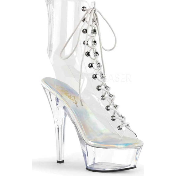 Women's Pleaser Kiss 1016C Open Toe Bootie