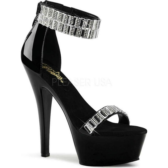 Women's Pleaser Kiss 269RS Platform Ankle-Strap Sandal