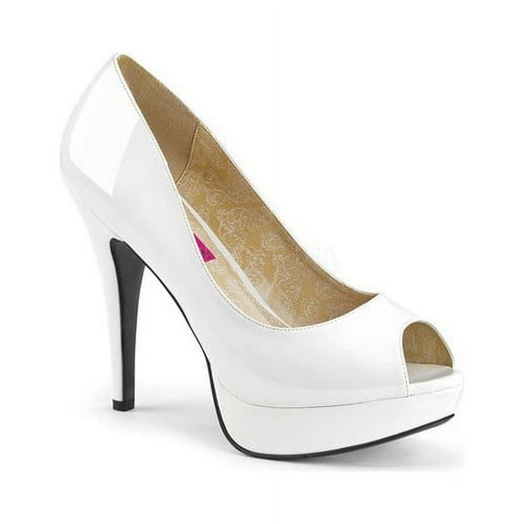 Women's Pleaser Pink Label Chloe 01 Peep-Toe Pump