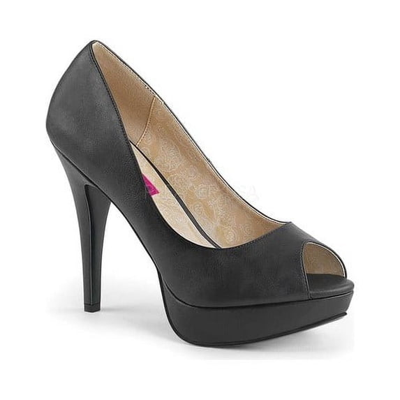Women's Pleaser Pink Label Chloe 01 Peep-Toe Pump