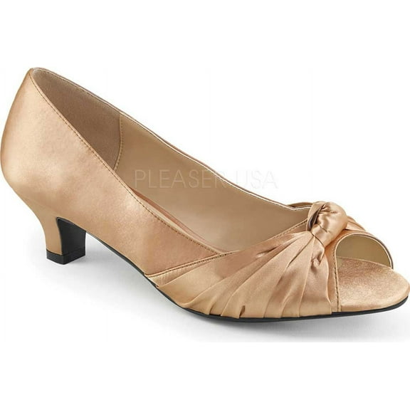 Women's Pleaser Pink Label Fab 422 Open-Toe Pump