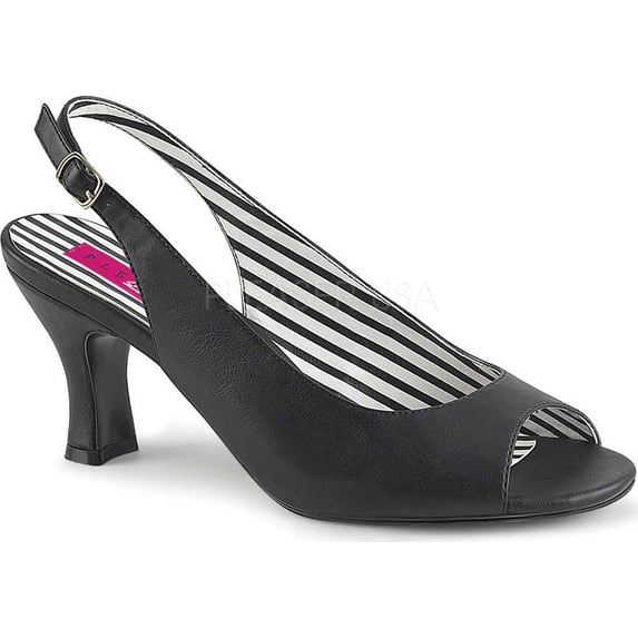 women's pleaser pink label jenna-02 slingback pump