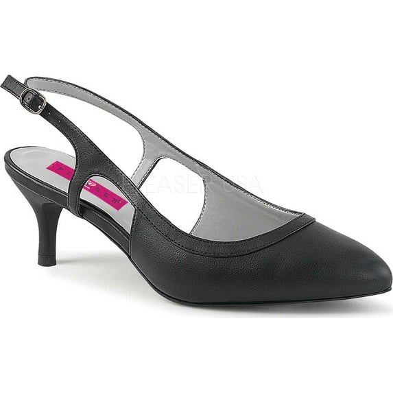Women's Pleaser Pink Label Kitten-02 Slingback Pump