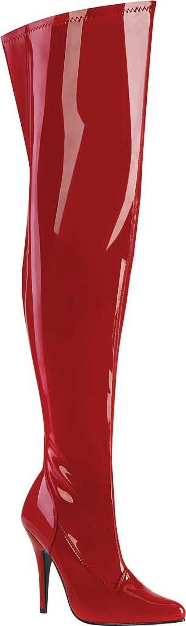 Women's Pleaser Pink Label Seduce 3000WC Wide Calf Thigh High Boot - image 1 of 2