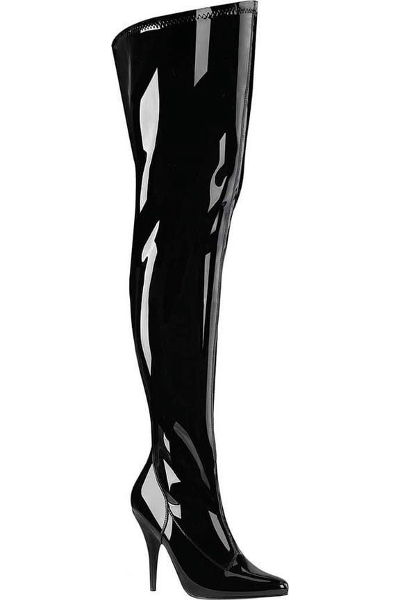 Women's Pleaser Pink Label Seduce 3000WC Wide Calf Thigh High Boot