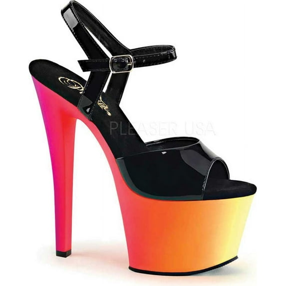 Women's Pleaser Rainbow 309UV Ankle Strap