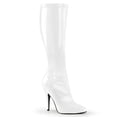 thumbnail image 1 of 5" Plain Stretch Knee Boot, Side Zip - Wht Str Pat, 16, 1 of 2