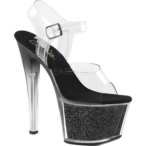 Women's Pleaser Sky 308G-T Ankle Strap Sandal