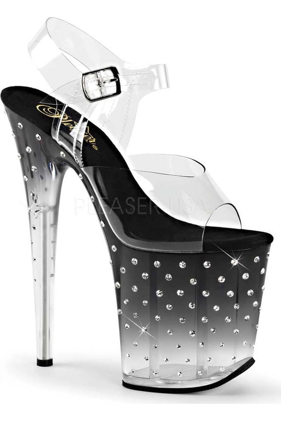 Women's Pleaser Stardust 808T Ankle-Strap Sandal