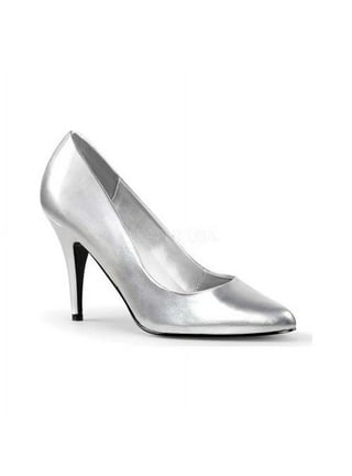 Pleaser Heels in Womens Shoes Silver Walmart
