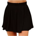 thumbnail image 1 of Women's Pleated Skater Skirts High Waisted Flared a Line Swing Mini Skirt Casual Summer Vacation Short Skirts, 1 of 4