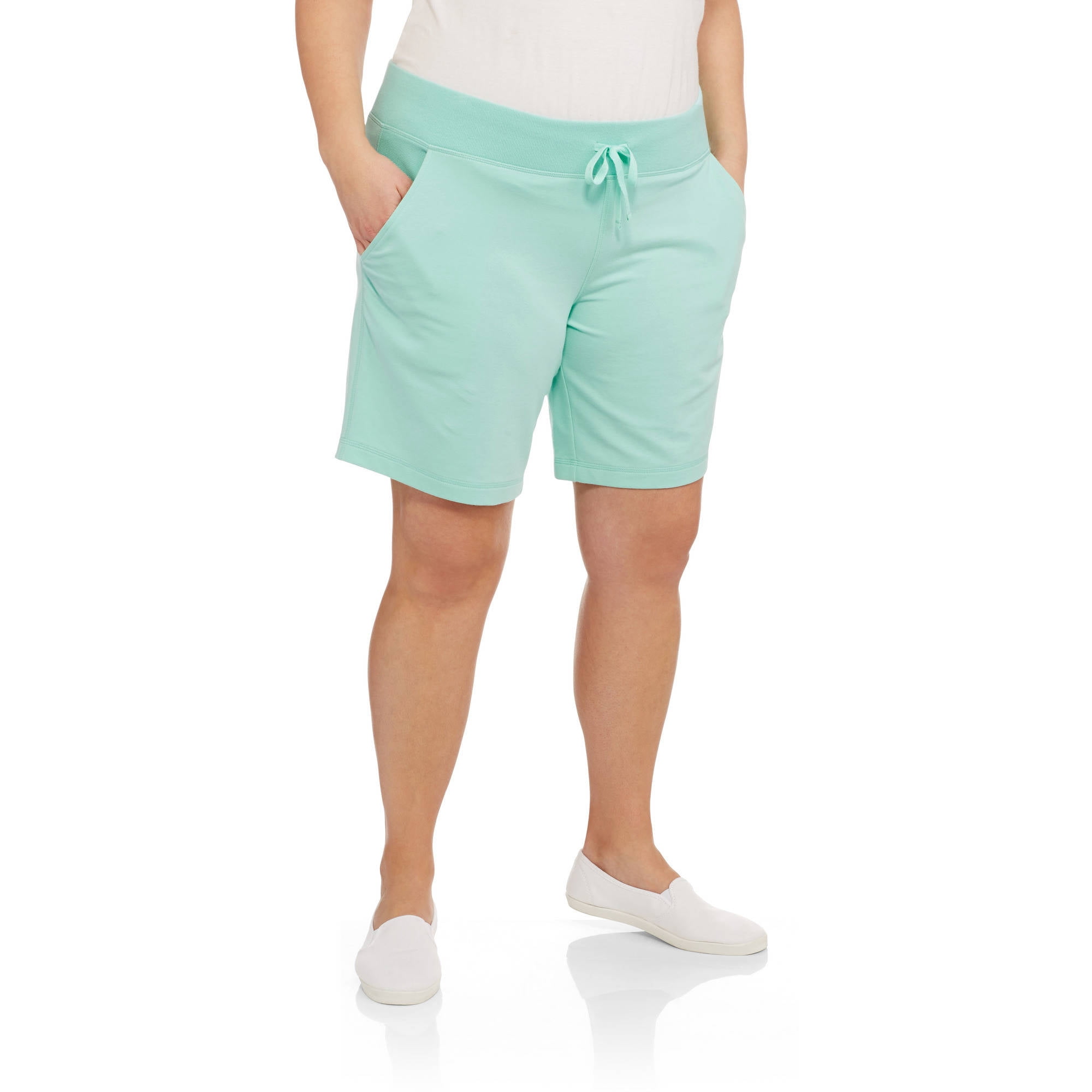 Women's Plus Active French Terry Bermuda Short