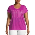 thumbnail image 1 of Women's Plus Active Short Sleeve Graphic Tee, 1 of 5