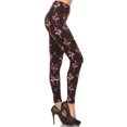 thumbnail image 1 of Women's Plus Ballerina Dance Music Ballet Pattern Printed Leggings, 1 of 3
