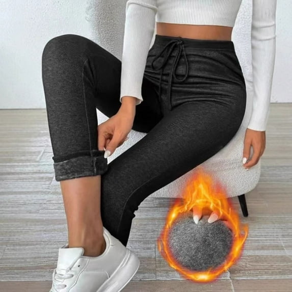 Women's Plus Black Dress Pants Women Plus Size Straight Leg Black Pants for Women Dressy Elastic Waist Women Fashion Solid Trousers Bottom Sweatpants Belt High Waist Sport Pants Velvet Leggings