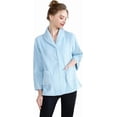 thumbnail image 1 of Loungees Women's Drop Needle Coral Fleece Shawl Collar Button Front Bed Jacket/ Short Robe, 1 of 6