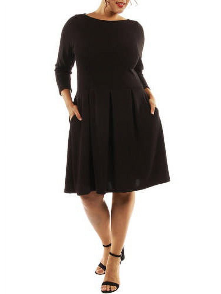 Women's Plus Classic Little Black Dress